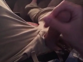 masturbating